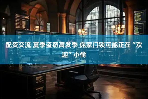 配资交流 夏季盗窃高发季 你家门锁可能正在“欢迎”小偷
