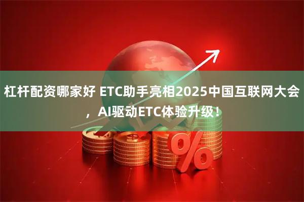 杠杆配资哪家好 ETC助手亮相2025中国互联网大会，AI驱动ETC体验升级！