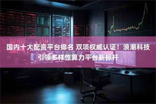 国内十大配资平台排名 双项权威认证！浪潮科技引领多样性算力平台新标杆
